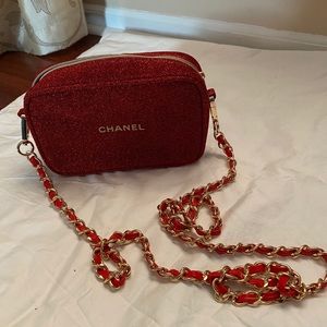 Authentic Chanel cosmetic purse